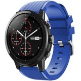 Curea ceas Smartwatch Samsung Galaxy Watch 46mm, Samsung Watch Gear S3, iUni 22 mm Silicon Blue